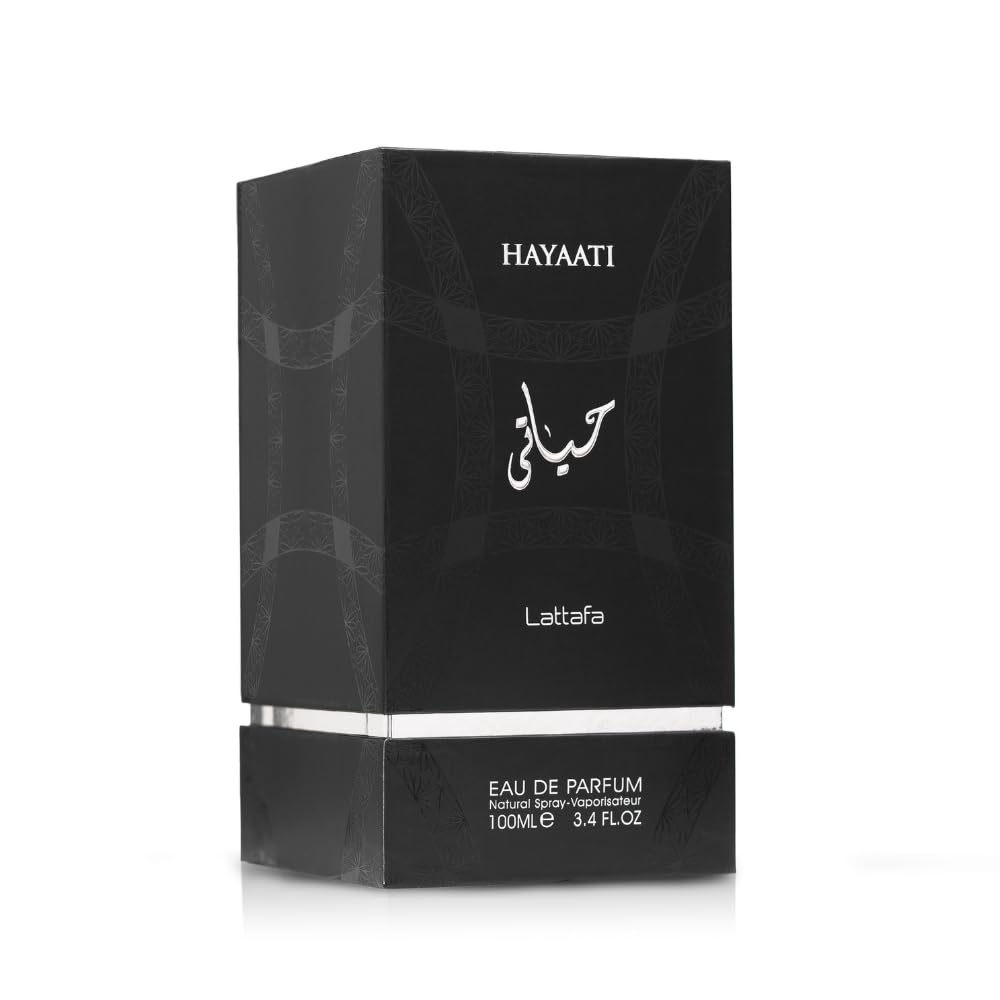 Lattafa Perfumes Hayaati Eau de Parfum Spray for Men – 3.4 oz | Bold & Sophisticated Fragrance