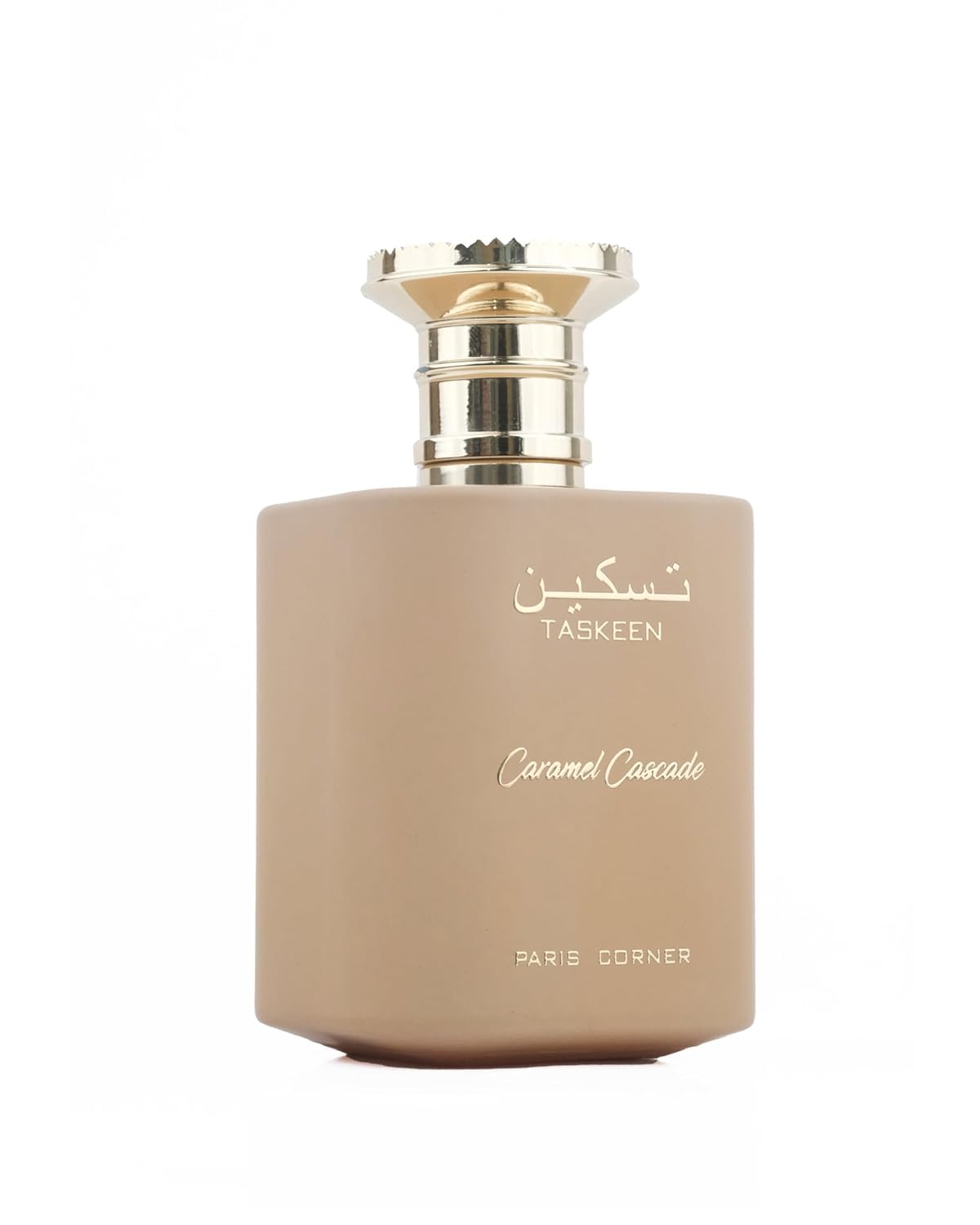 Paris Corner Taskeen Caramel Cascade EDP - 3.4 fl oz | Sweet & Rich Unisex Fragrance for Women