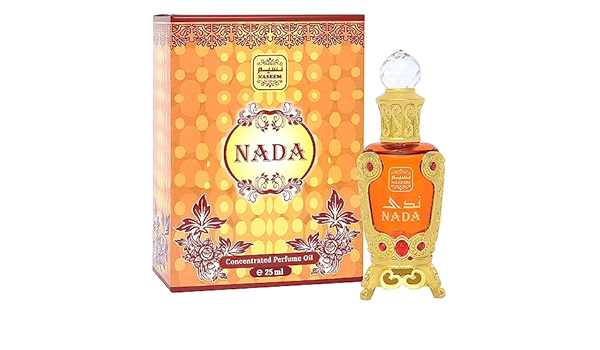 Naseem Nada Concentrated Perfume Oil - Arabian Perfume for Women Alcohol Free & Long Lasting Gourmand Fruity & Vanilla Perfume 0.85 Fl Oz