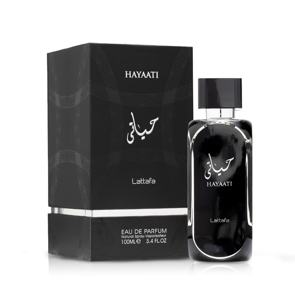 Lattafa Perfumes Hayaati Eau de Parfum Spray for Men – 3.4 oz | Bold & Sophisticated Fragrance