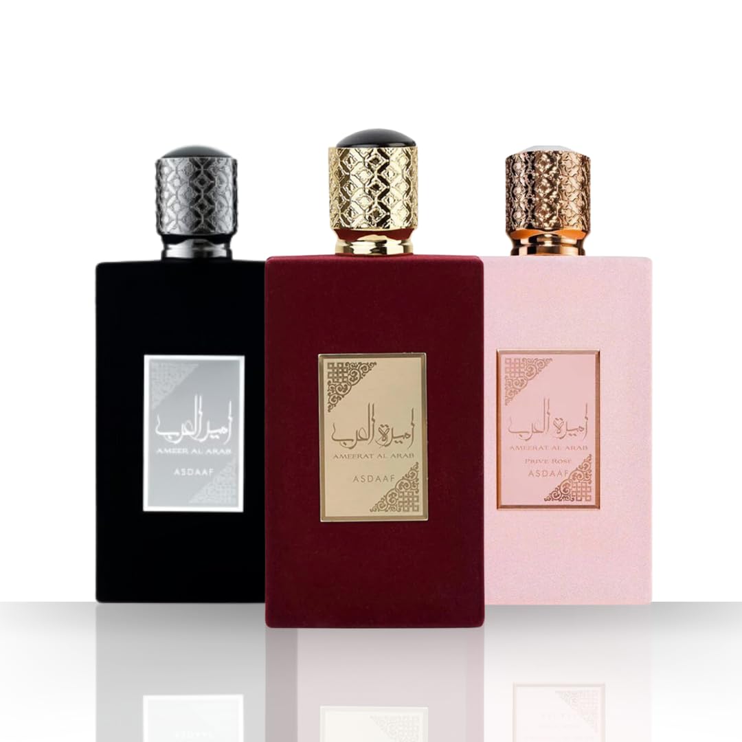 Ameerat Al Arab Prive Rose,Ameer Al Arab & Ameerat Al Arab EDP 100ML (COLLECTION)