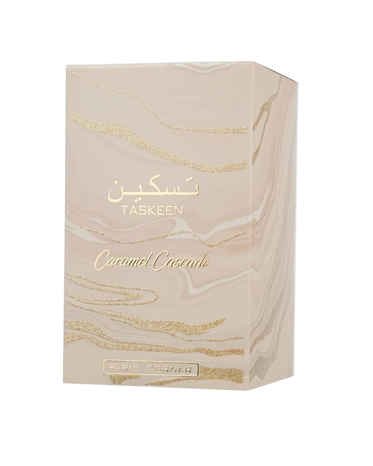 Paris Corner Taskeen Caramel Cascade EDP - 3.4 fl oz | Sweet & Rich Unisex Fragrance for Women