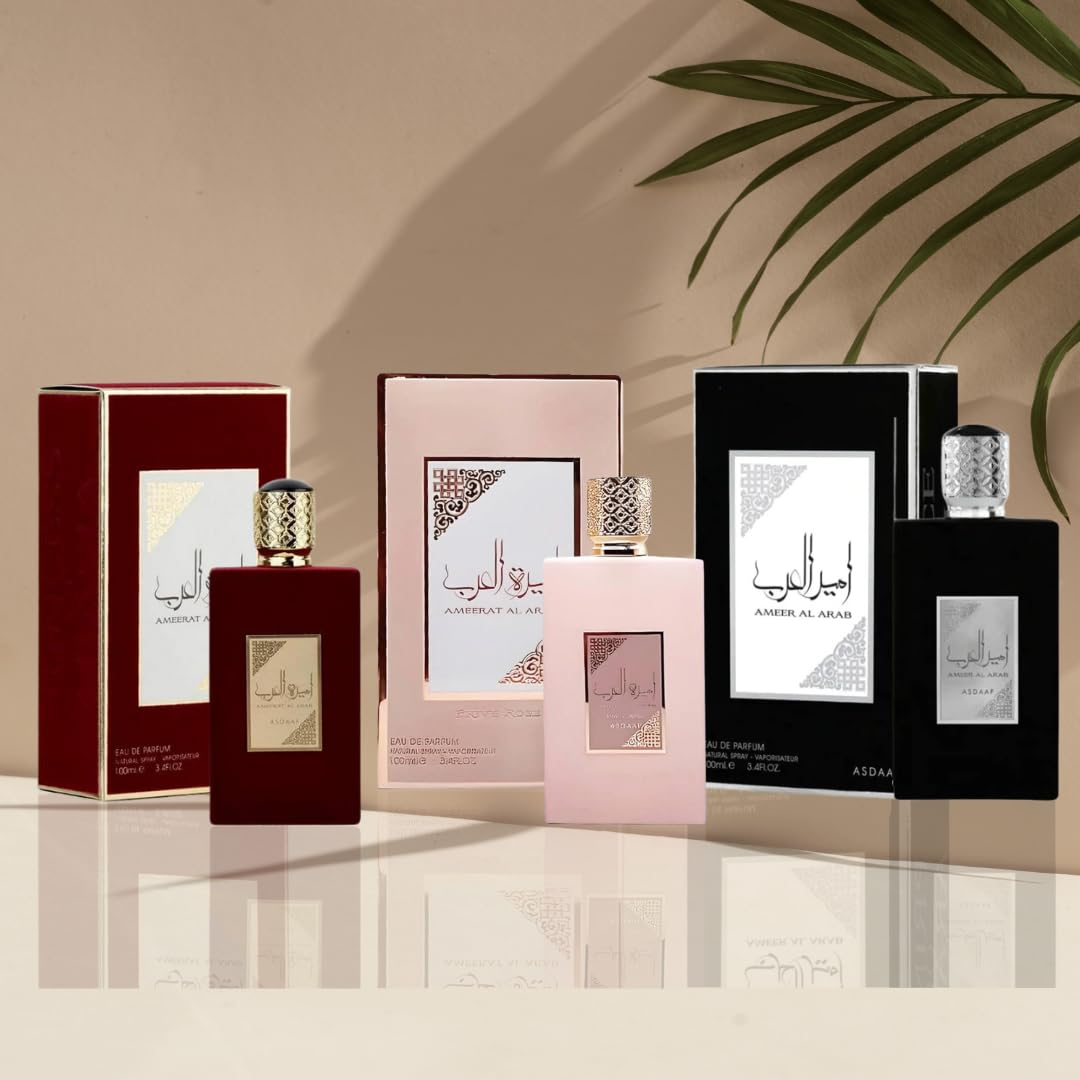 Ameerat Al Arab Prive Rose,Ameer Al Arab & Ameerat Al Arab EDP 100ML (COLLECTION)