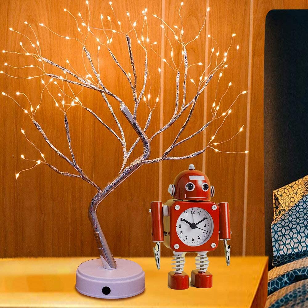 Bonsai Tree Light for Room Decor, Aesthetic Lamps for Living Room, Cute Night Light for House Decor, Good Ideas for Gifts, Home Decorations, Weddings,Christmas, Holidays and More (Warm White, 108 LED)