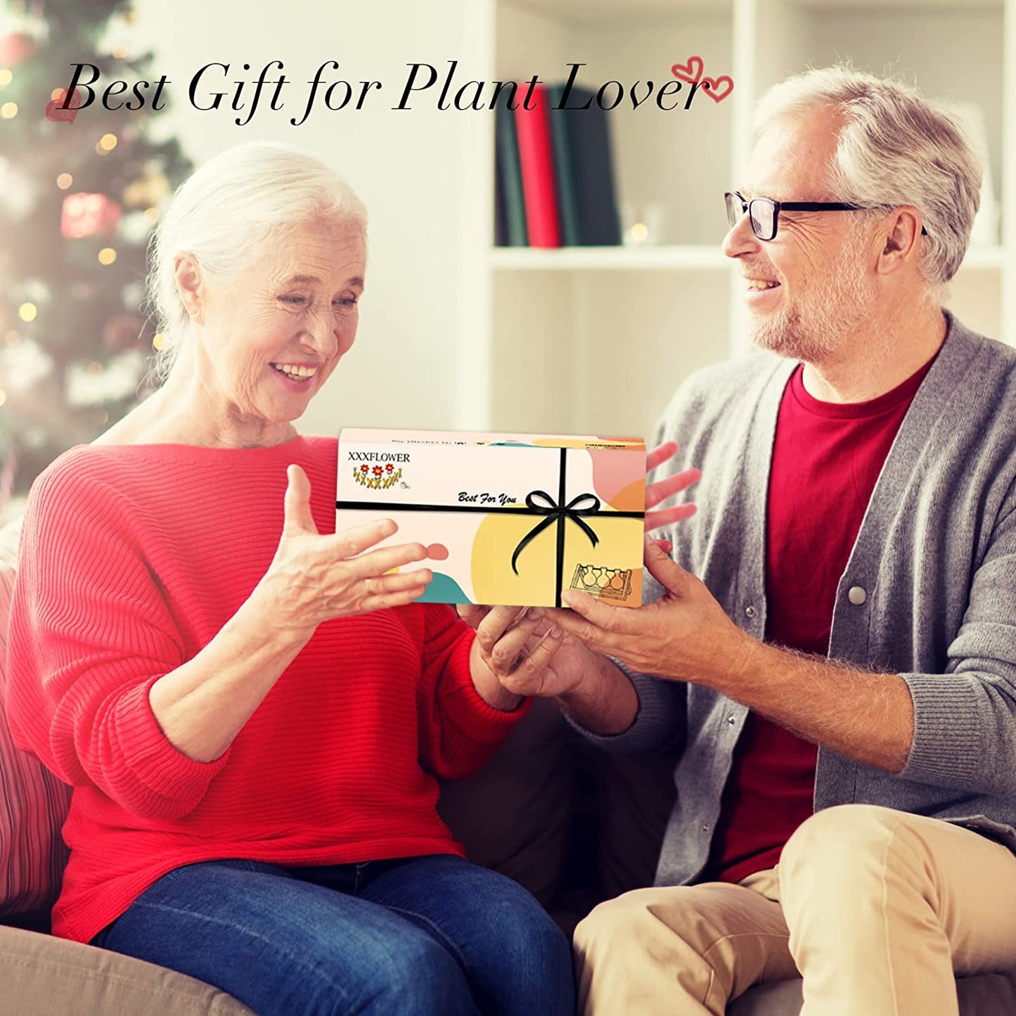 Plant Terrarium with Wooden Stand, Air Planter Bulb Glass Vase Metal Swivel Holder Retro Tabletop for Hydroponics Home Garden Office Decoration - 3 Bulb Vase