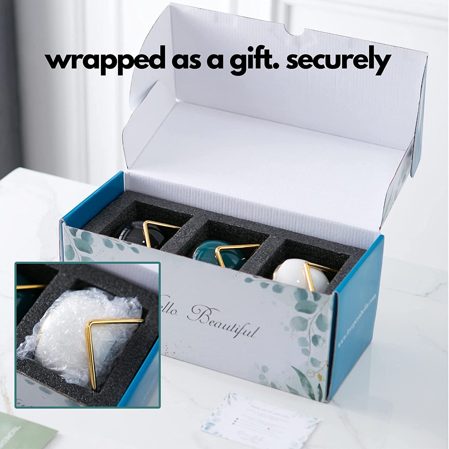 House Warming Gifts New Home, Housewarming Presents Women Couple | Living Room Home Decor Farmhouse Decor, Coffee Table Decor, New Home Gifts Ideas | 3 Succulent Pots for Plant Lovers