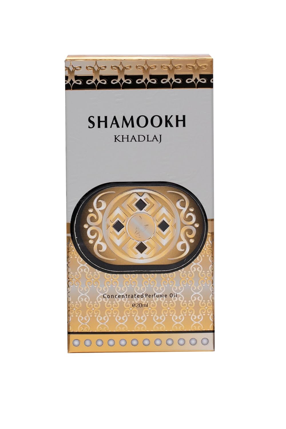 Khadlaj Shamookh Gold Concentrated Perfume Oil 0.67 Ounce (Unisex)