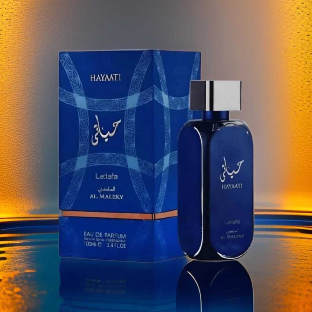 Lattafa Hayaati Al Maleky Eau de Parfum Spray for Men, 3.4 Ounce