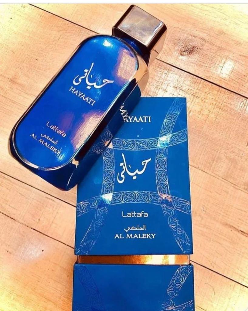 Lattafa Hayaati Al Maleky Eau de Parfum Spray for Men, 3.4 Ounce