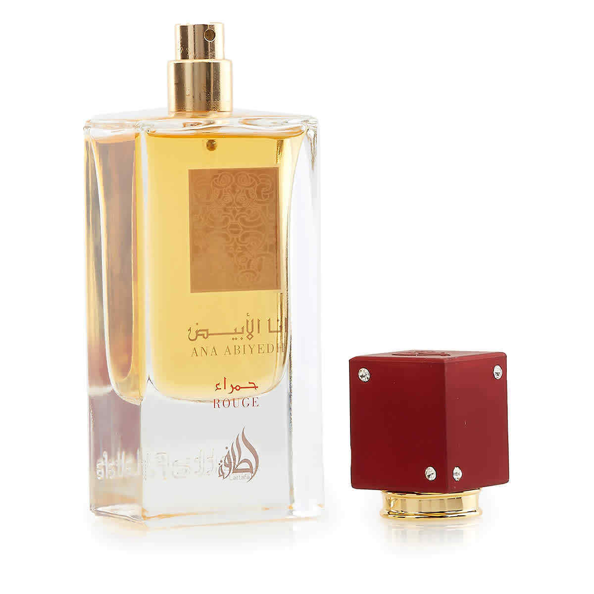 Lattafa Perfumes Ana Abiyedh Rouge for Unisex Eau de Parfum Spray, 2.0 Ounce / 60 ml