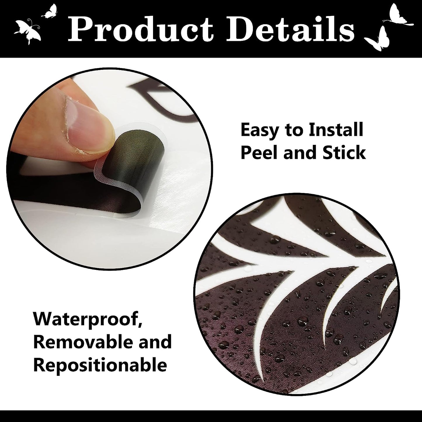 Inspirational Quotes Wall Decals Large Removable Motivational Saying Wall Stickers Positive Lettering Word Decal Butterfly Sticker