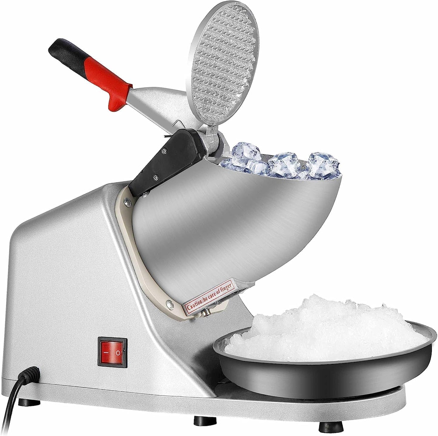 Electric Ice Crushers 300W 2000r/min w/Stainless Steel Blade Shaved Ice Snow Cone Maker Kitchen Machine