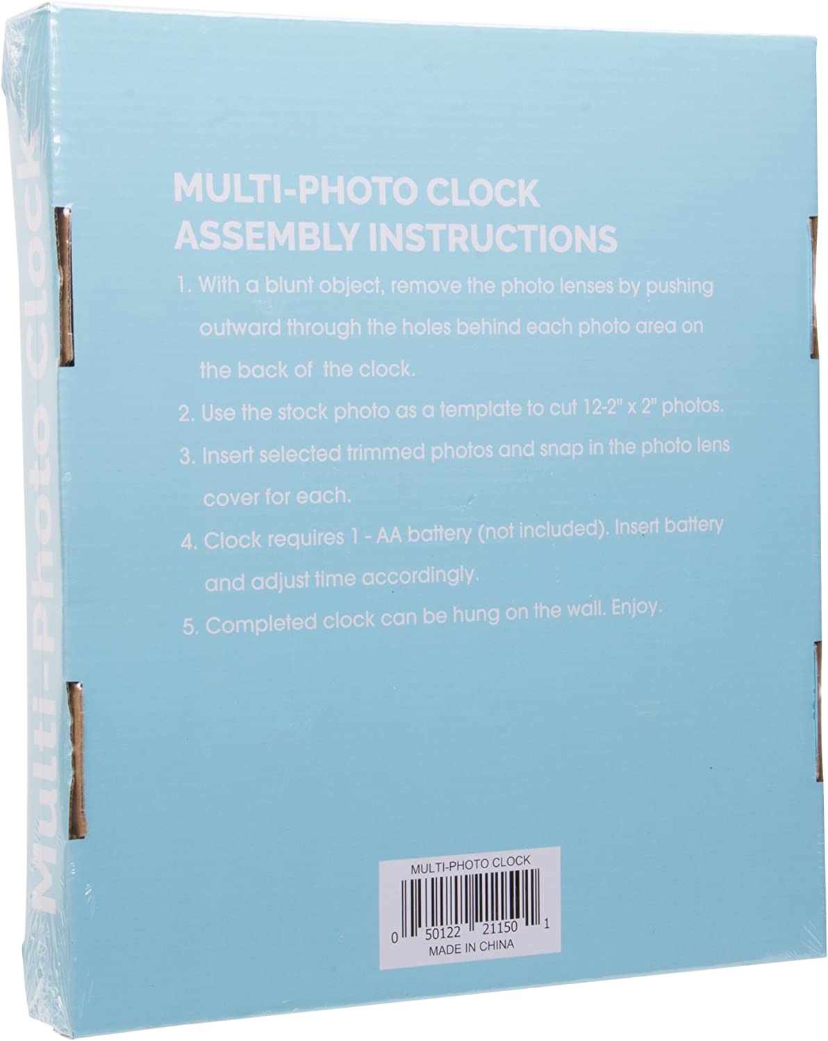 Enterprises Inc. Make Your Own Multi-Photo Clock