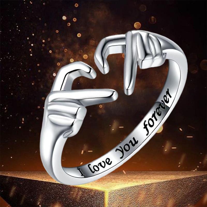 "I Love You Forever" Heart Ring