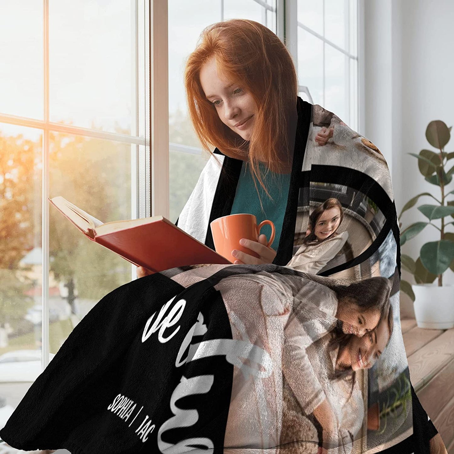 Mothers Day Birthday Gifts for Mom, Personalized Blanket with Photos to My Mom Gift from Daughter Son, Custom Mom Blanket with Pictures Text, Valentines Day for Mom Grandma Women