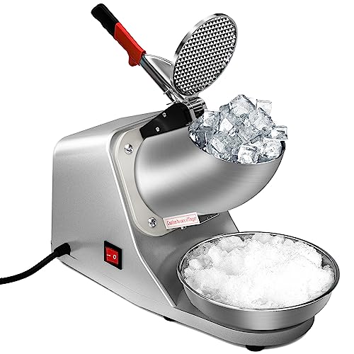 Electric Ice Crushers 300W 2000r/min w/Stainless Steel Blade Shaved Ice Snow Cone Maker Kitchen Machine