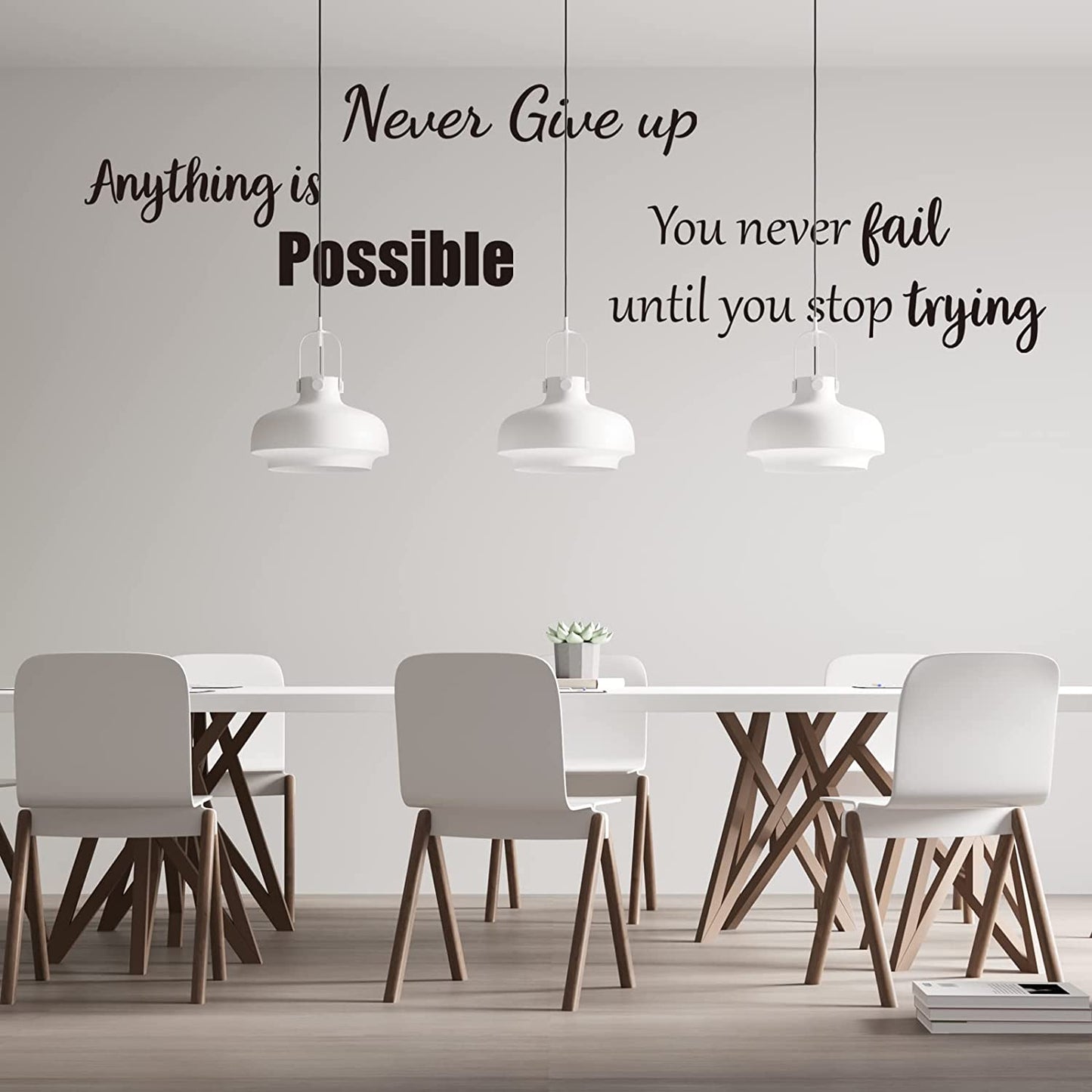 Inspirational Wall Decals Quotes, Motivational Affirmation Wall Stickers, Vinyl Wall Quotes Stickers, Peel & Stick Positive Sayings for Bedroom/Living Room/Bathroom/Office Wall Décor