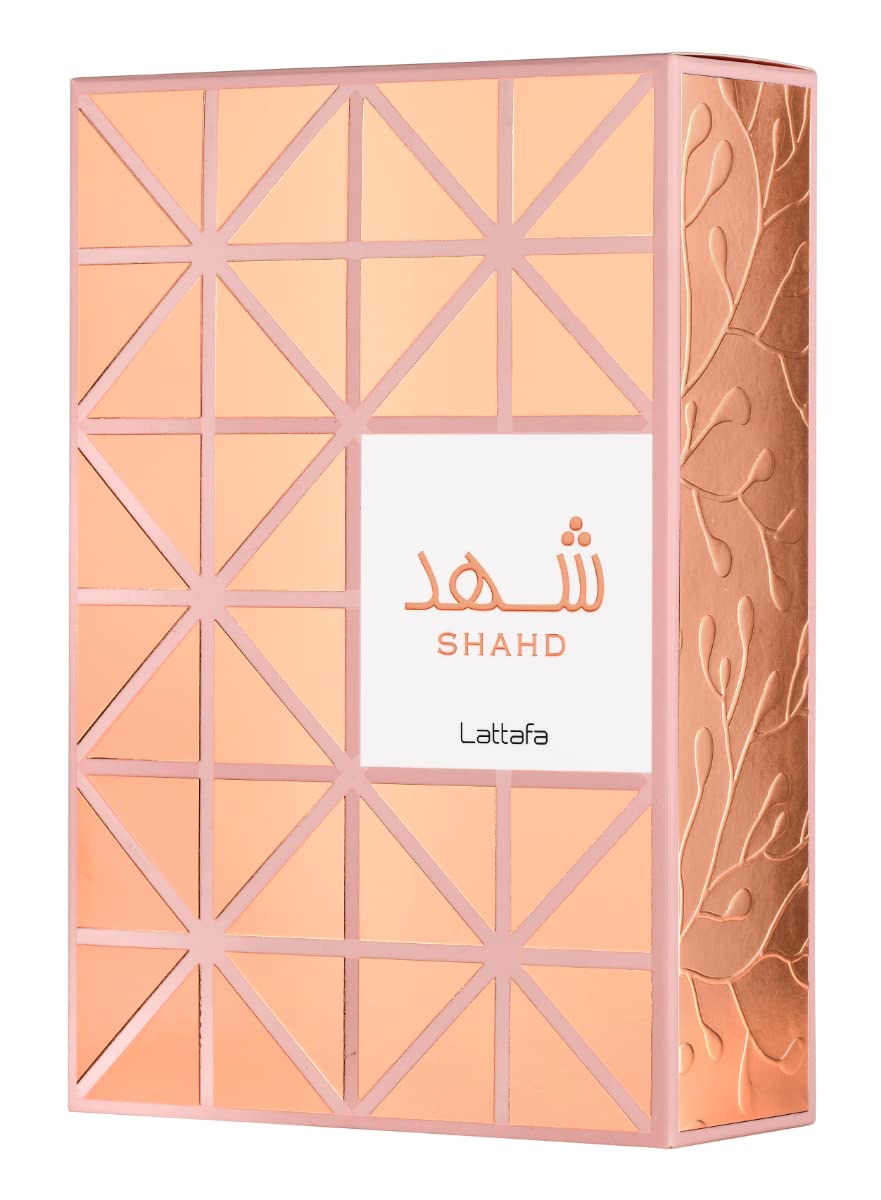 Lattafa Perfumes Shahd for Unisex Eau de Parfum Spray, 3.4 Ounce