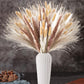 120 pcs 17 Inches Dried Pampas Grass for Boho Bathroom Bedroom Kitchen Living Room Office Home Room Decor Aesthetic