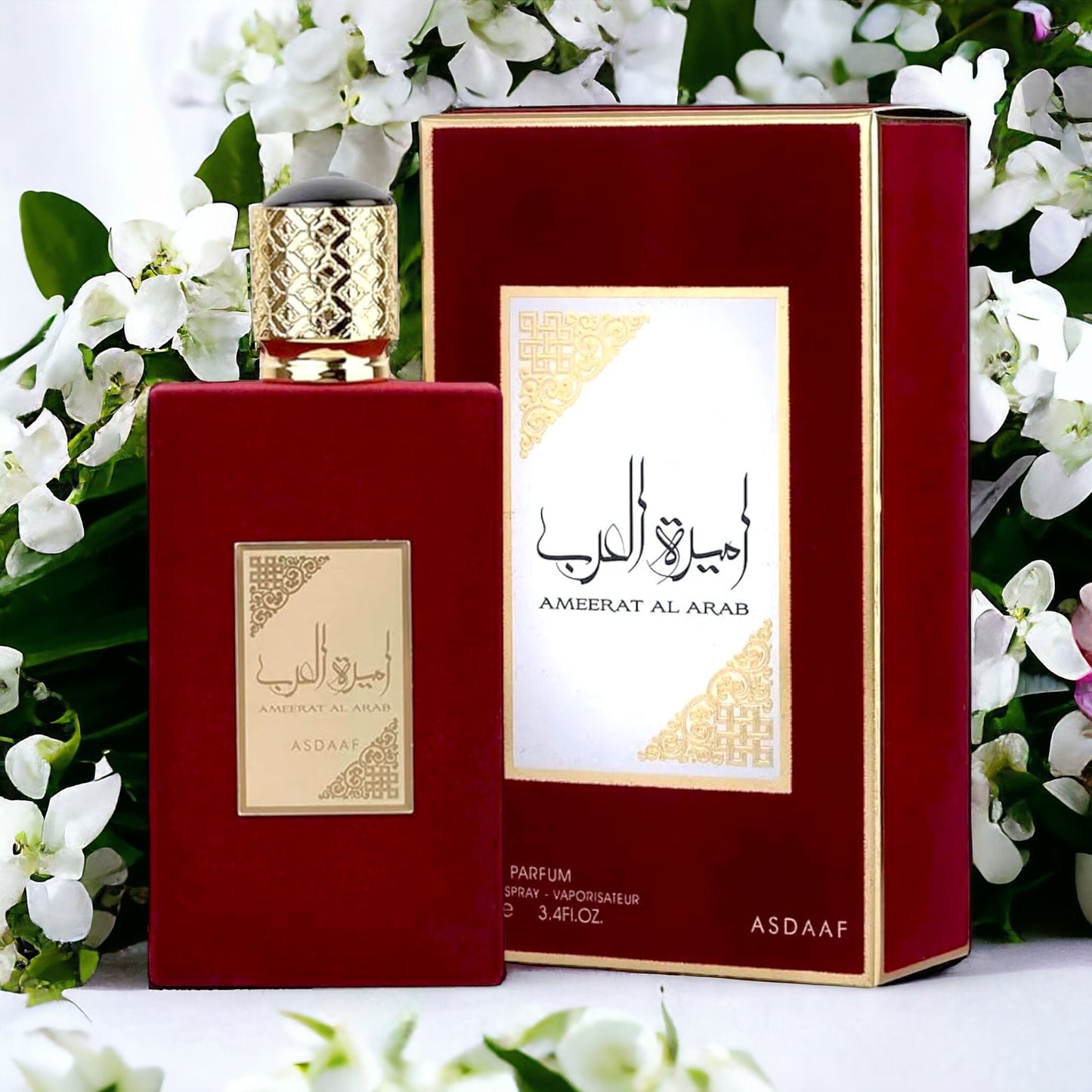 Lattafa Asdaaf Ameerat Al Arab Eau de Parfum Spray for Women, 3.4 Ounce