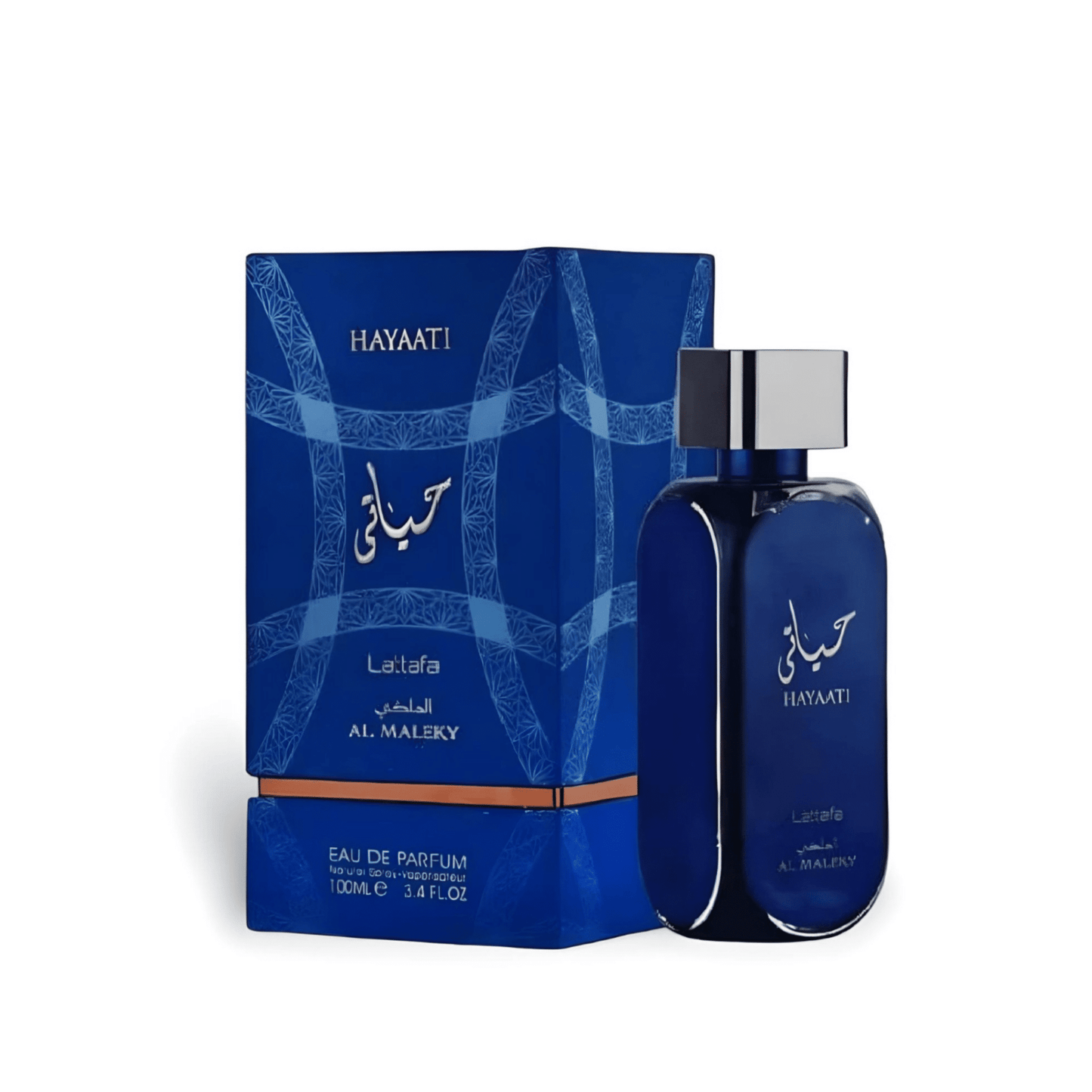 Lattafa Hayaati Al Maleky Eau de Parfum Spray for Men, 3.4 Ounce