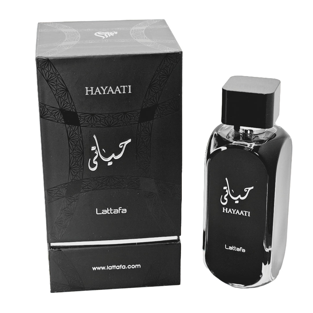 Lattafa Perfumes Hayaati Eau de Parfum Spray for Men, 3.4 Ounce