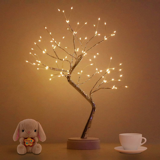 Bonsai Tree Light for Room Decor, Aesthetic Lamps for Living Room, Cute Night Light for House Decor, Good Ideas for Gifts, Home Decorations, Weddings,Christmas, Holidays and More (Warm White, 108 LED)