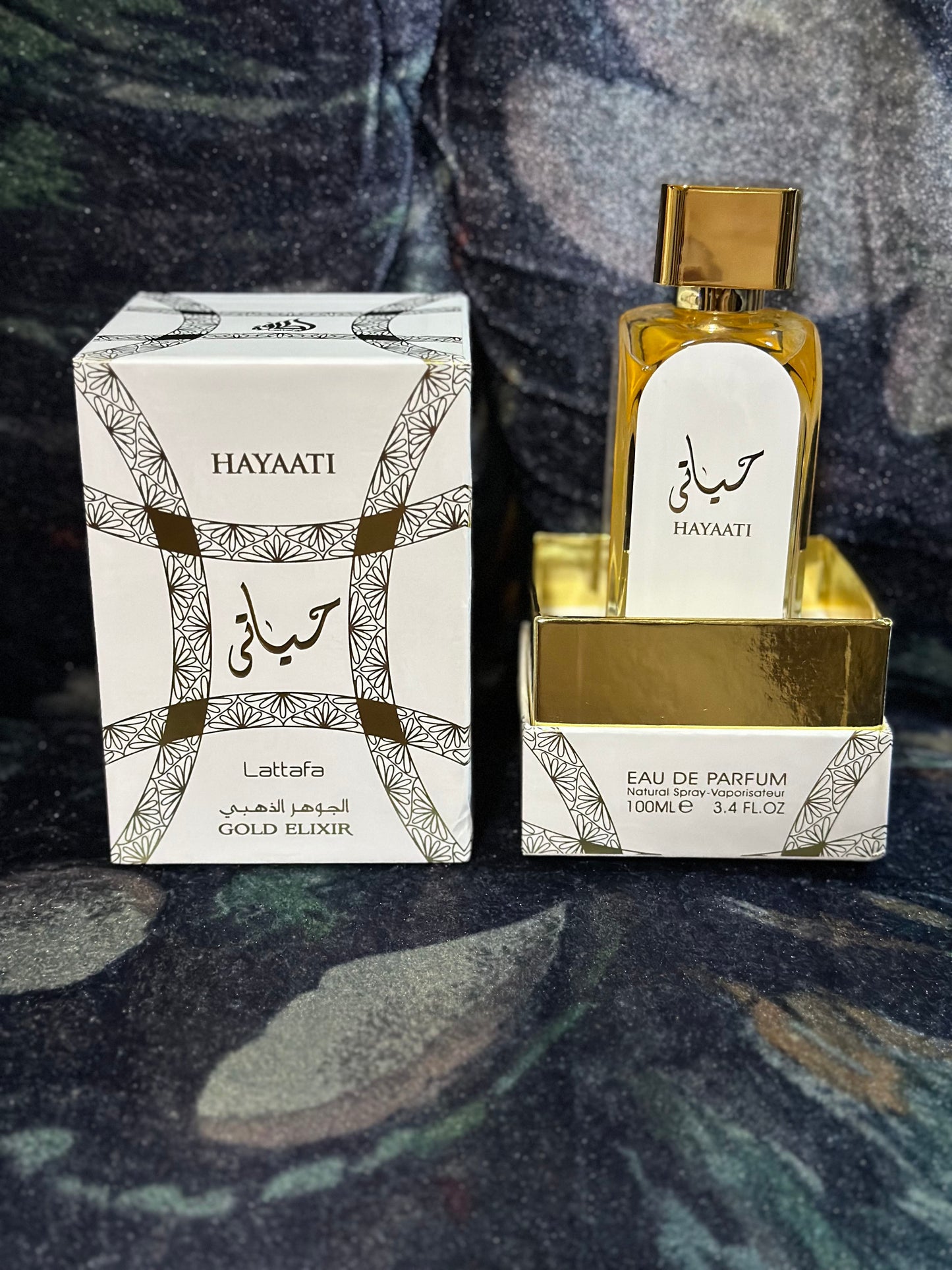 Lattafa Hayaati Gold Elixir Eau De Parfum Spray for Unisex, 3.4 Ounce