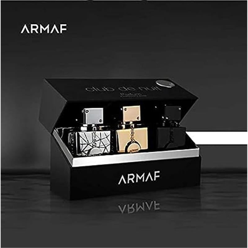 3PC Club De Nuit Collector's Pride Parfum Gift Set - EDP Sprays 30ML (1 OZ) By Armaf | Luxurious Collection Of Miniature Parfum Sprays.