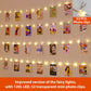 120LEDs Photo Clips String Light, Warm White 40Ft Fairy Light with 52 Clear Clips & 12 Hooks on Wall, Timer & 8 Modes USB Powered Copper Wire String Light for Hanging Picture, Bedroom Party
