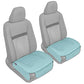 Motor Trend Beige Faux Leather 2-Pack Car Seat Cover for Front Seats, Padded Car Seat Protectors with Storage Pockets, Premium Interior Covers, Front Seat Covers for Cars Truck SUV Auto