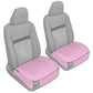 Motor Trend Beige Faux Leather 2-Pack Car Seat Cover for Front Seats, Padded Car Seat Protectors with Storage Pockets, Premium Interior Covers, Front Seat Covers for Cars Truck SUV Auto