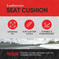 Motor Trend Beige Faux Leather 2-Pack Car Seat Cover for Front Seats, Padded Car Seat Protectors with Storage Pockets, Premium Interior Covers, Front Seat Covers for Cars Truck SUV Auto