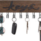 Key Holder for Wall Decorative with 7 Hooks, Wall Mounted Keys Hanger Organizer Rustic Wood Hanging Key Hooks Home Decor Farmhouse Key Rack for Entryway, Hallway, Office