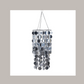 FlavorThings Silver Bling Hanging Chandelier,Spangle Chandelier,W8.5 H18,Great idea for Wedding Chandeliers Centerpieces Decorations and Any Event Party Home Decor